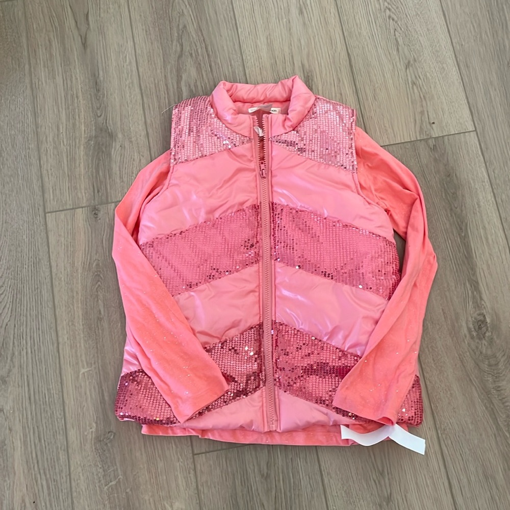 Girls puffer vest, NWT, size 14